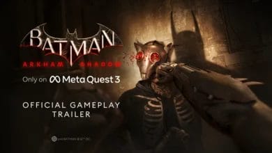 إطلاق لعبة الواقع الافتراضي Batman Arkham Shadow ومجانية لنظارة الواقع الافتراضي Quest 3